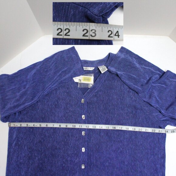 Preston & York Long Sleeve XL Button Down Women's Top - Read Description - Picture 9 of 13